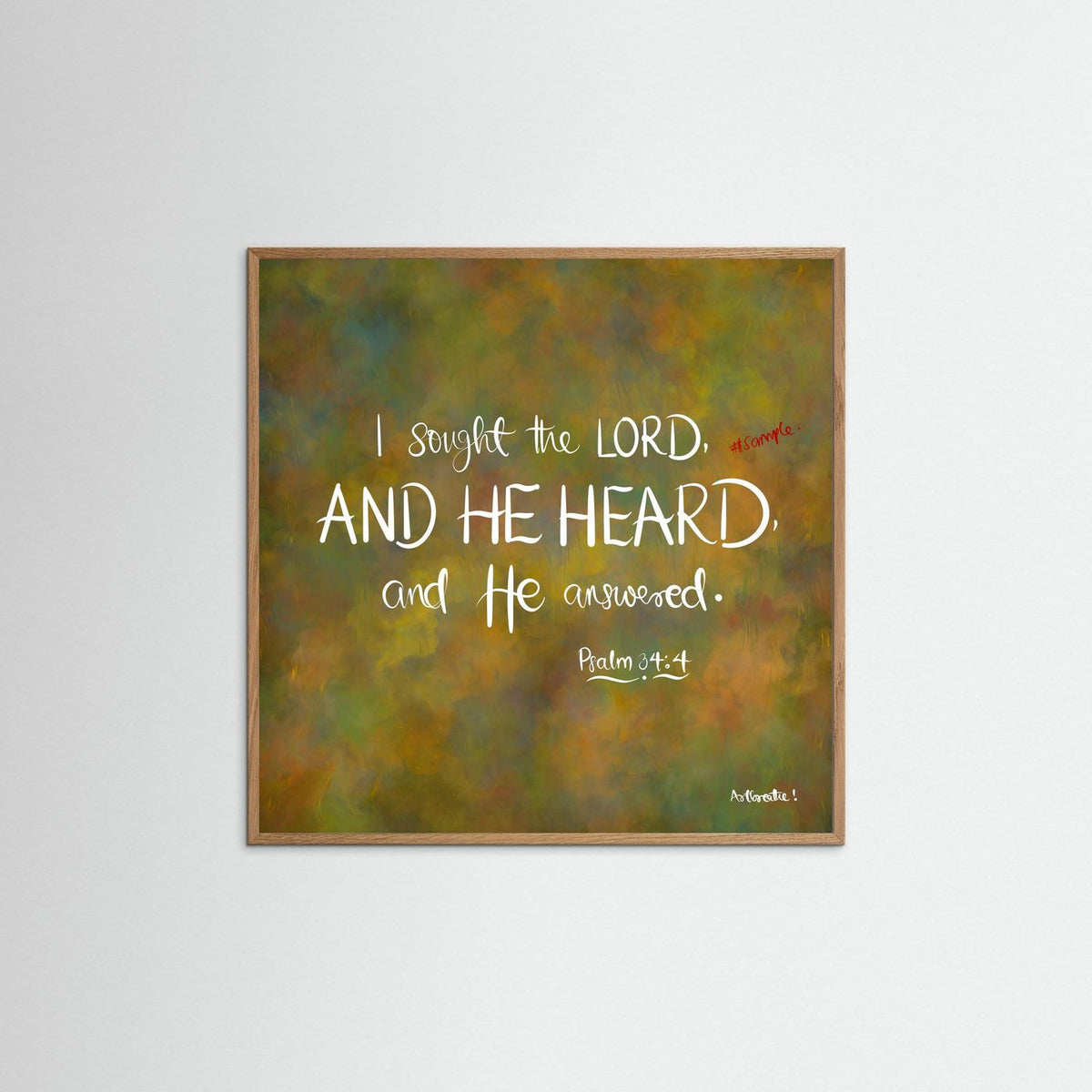 I Sought The Lord - Psalm 34:4