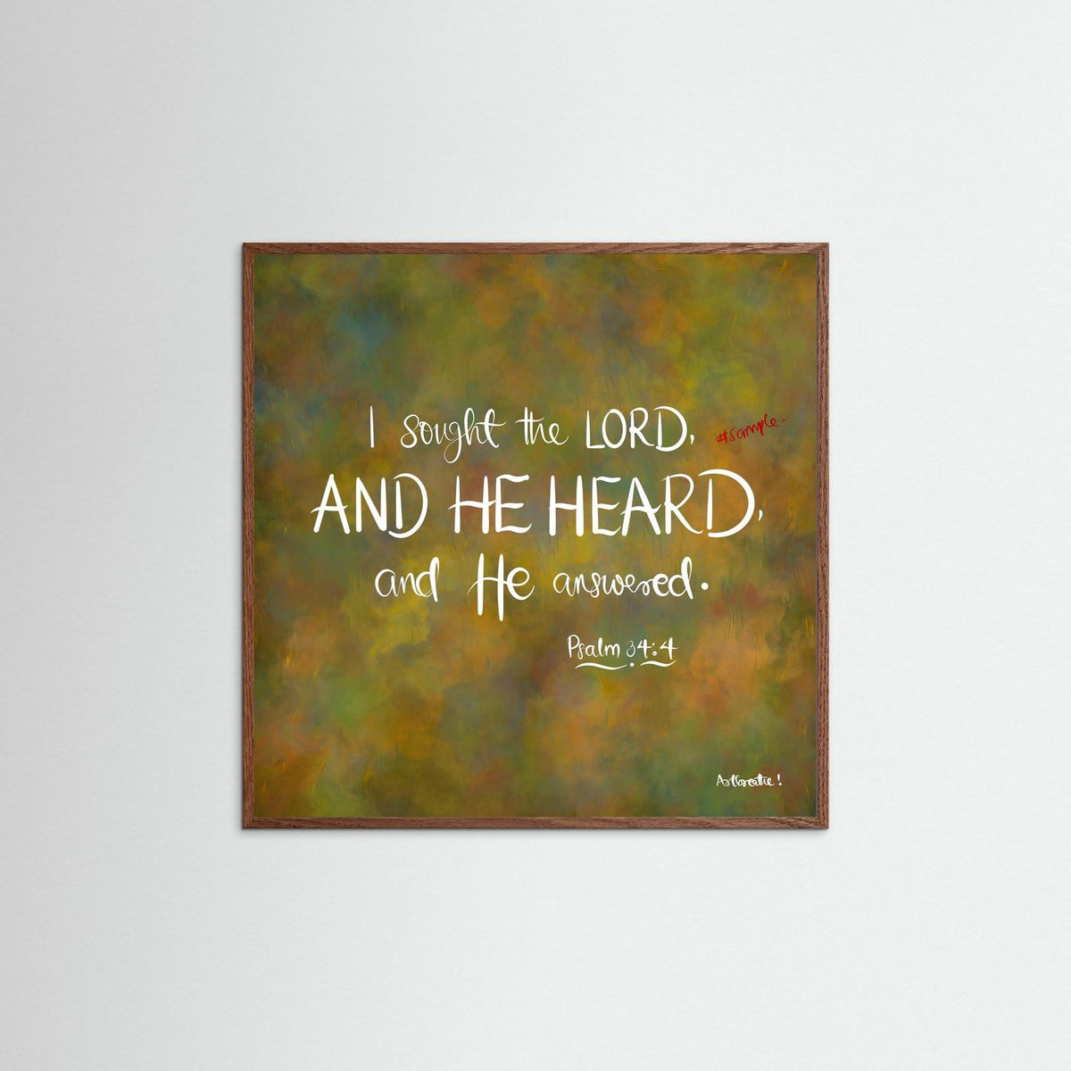 I Sought The Lord - Psalm 34:4