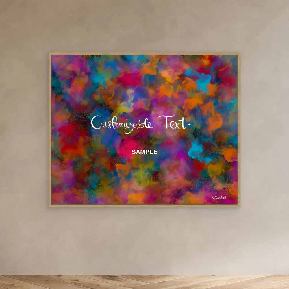 Semi-Custom Wall Art (Canvas finish)
