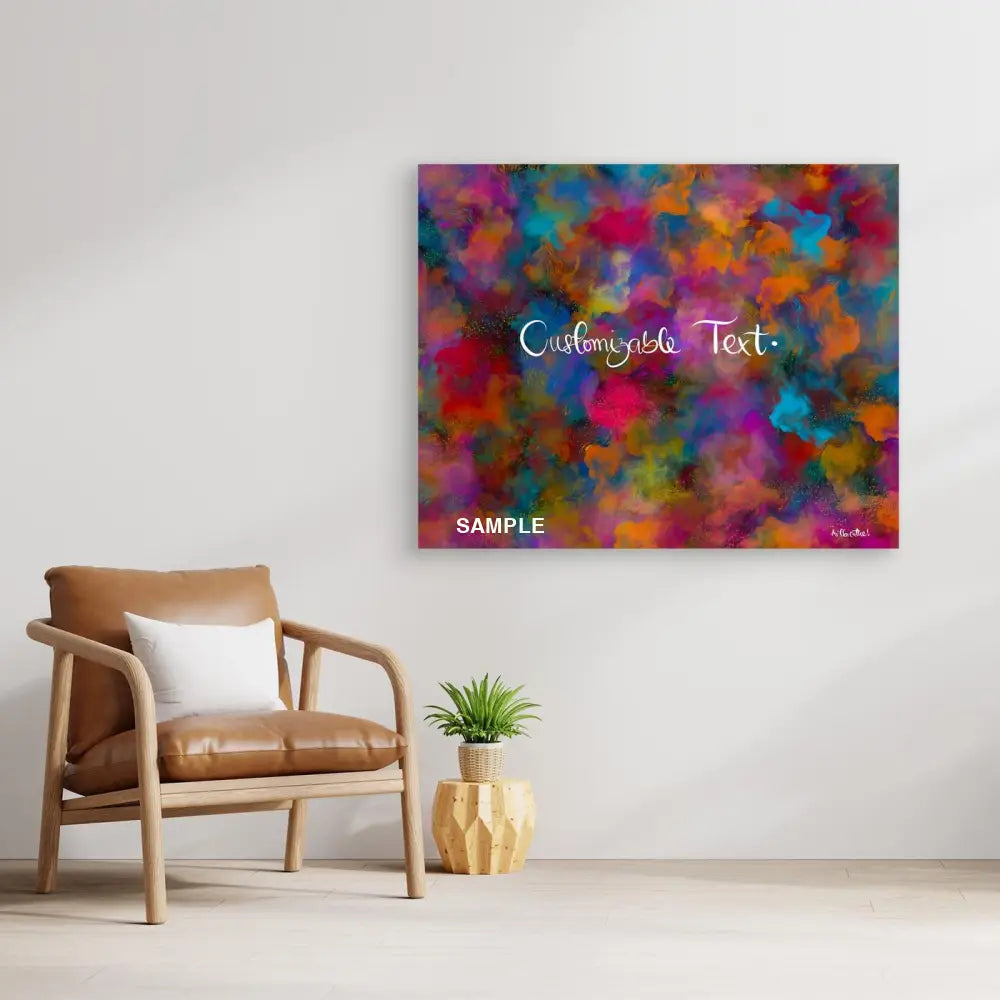 Semi-Custom Wall Art (Canvas finish)