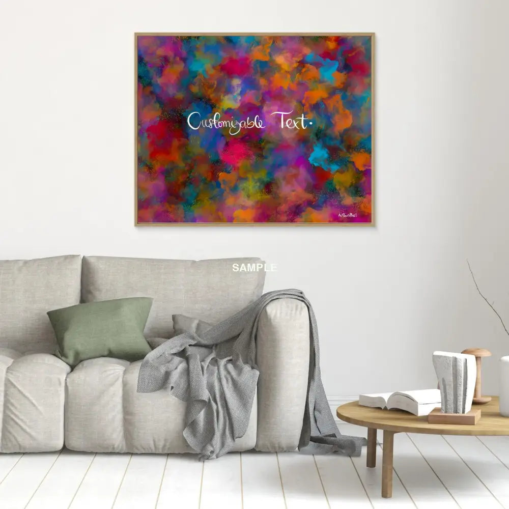 Semi-Custom Wall Art (Canvas finish)