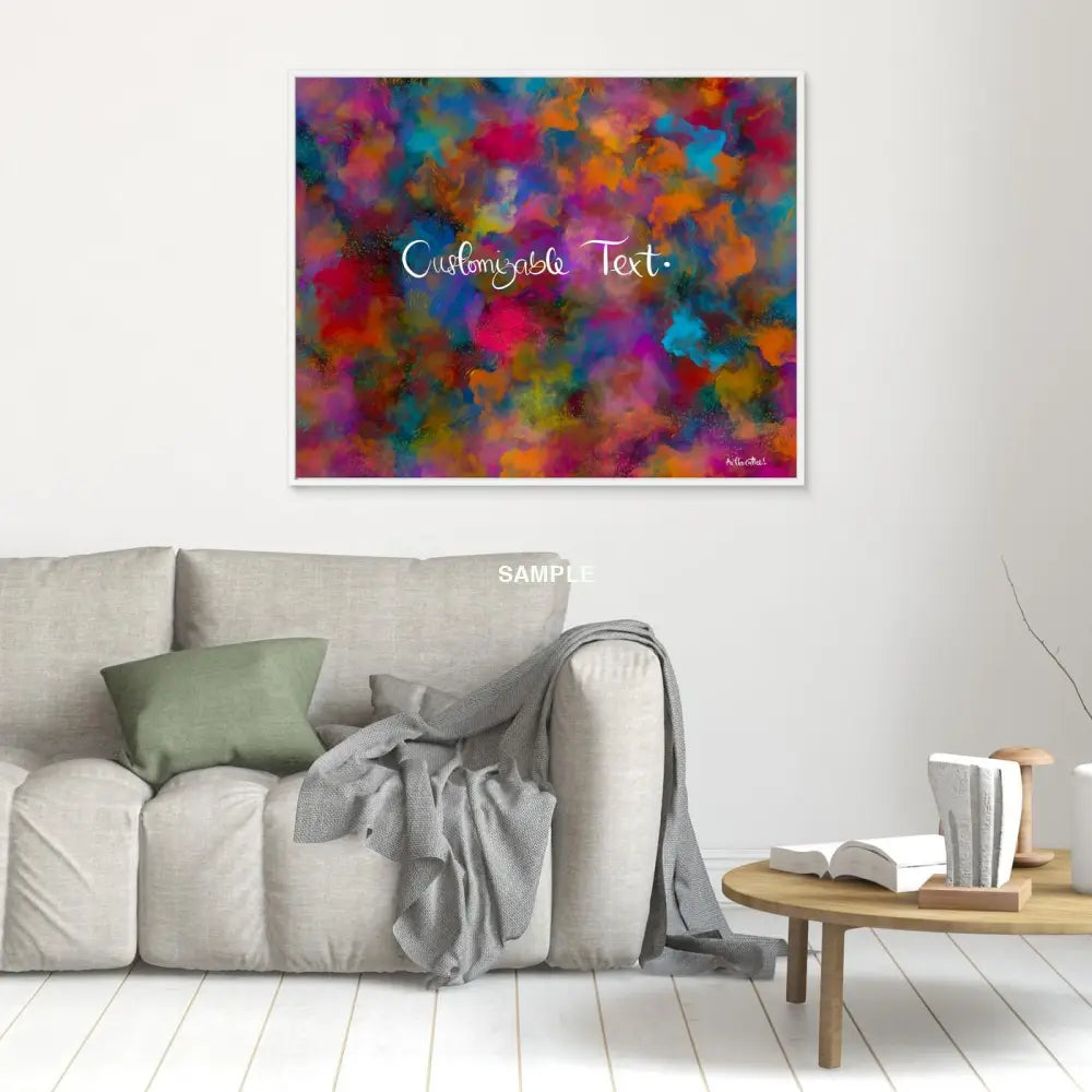 Semi-Custom Wall Art (Canvas finish)