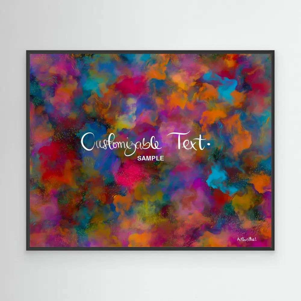 Semi-Custom Wall Art (Canvas finish)