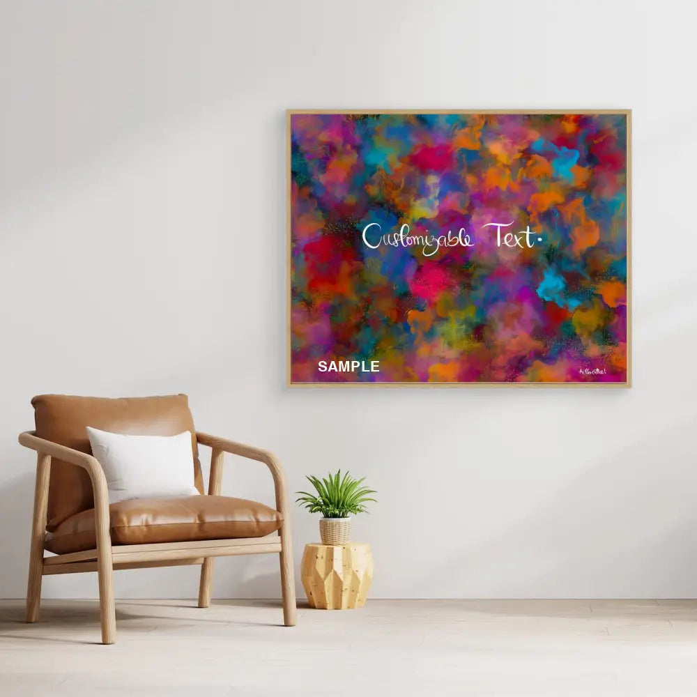 Semi-Custom Wall Art (Canvas finish)