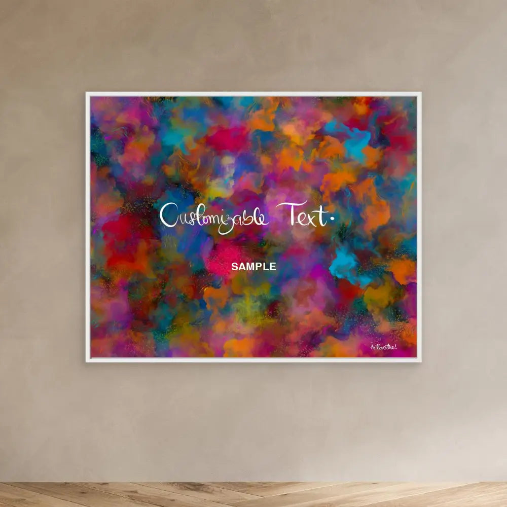 Semi-Custom Wall Art (Canvas finish)