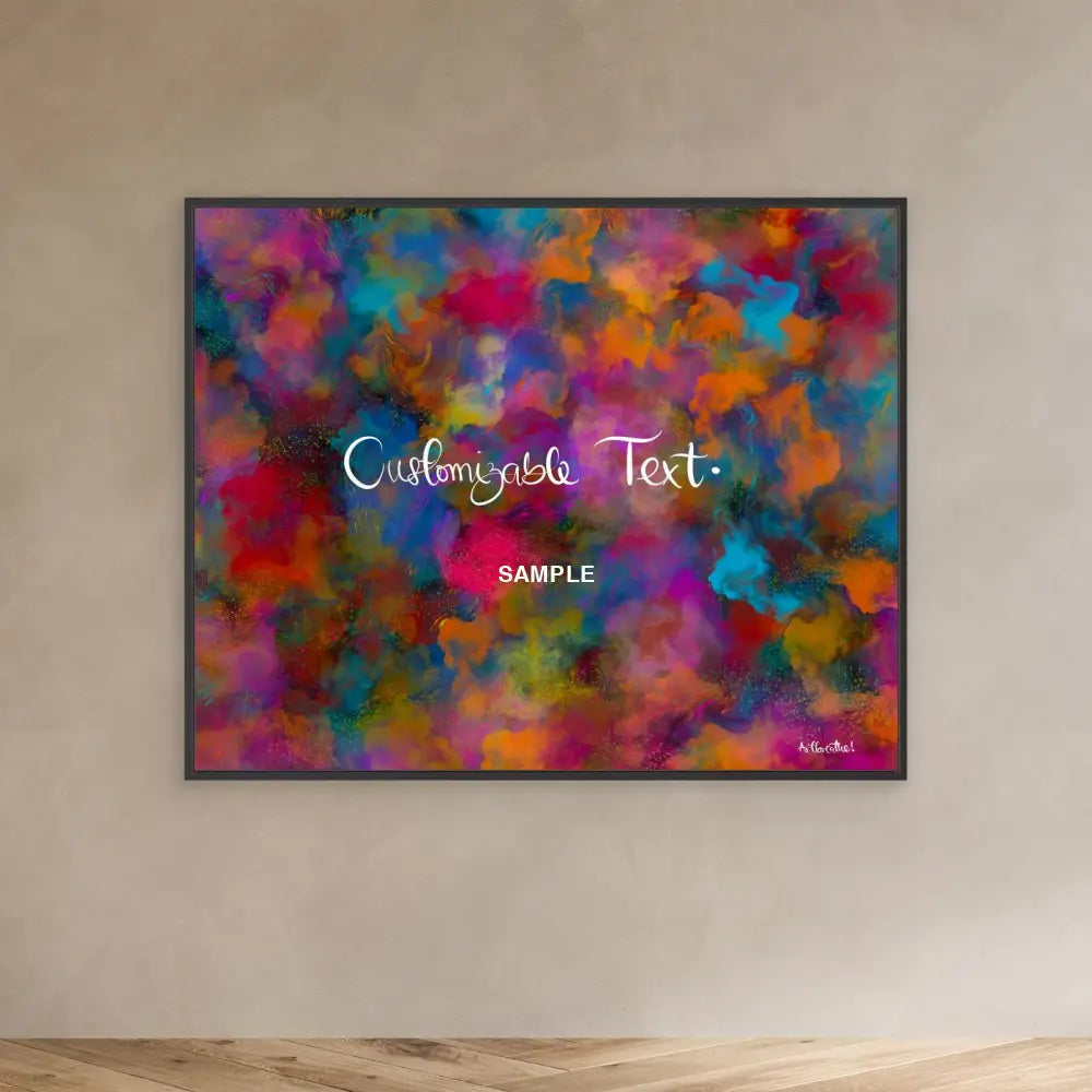 Semi-Custom Wall Art (Canvas finish)